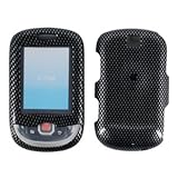 For T-Mobil Samsung T359 Smiley Accessory - Carbon Fiber Hard Case Cover
