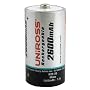 UniRoss 2 x Ni-Mh 2600 mAh D Rechargeable Batteries