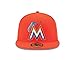 MLB Miami Marlins Authentic On Field Away Cap, Orange