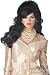 Ladies Black Socialite Costume Wig
