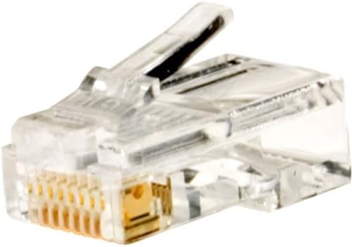 Steren 300-168-25 8X8 ROUND SOLID MODULAR PLUG 25PK