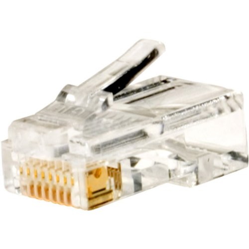 Steren 300-168-25 8X8 ROUND SOLID MODULAR PLUG 25PK