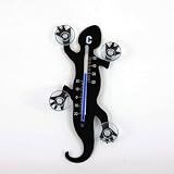 Eigenschaften MIK funshopping  / Thermometer aus lackiertem Metall GECKO schwarz