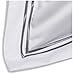 Amazon Brand – Pinzon 400-Thread-Count Hotel Stitch Sham - King, Silver Grey Stripes