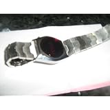 Fairchild Red LCD Stainless Steel Men's Wristwatch