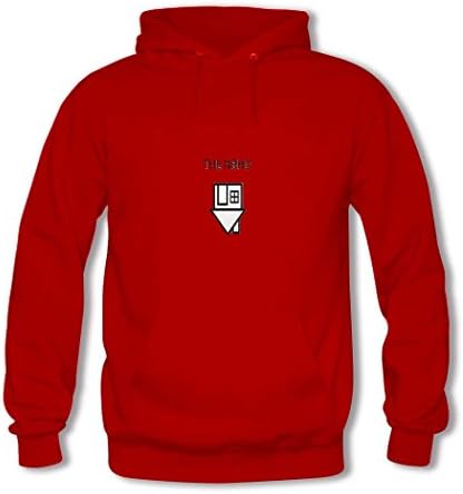ZIHIA Men's The Nbhd Band Printed Cotton Hooded Sweatshirt Medium Red