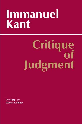 Critique of Judgment (Hackett Classics)