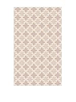 Huella deco Alfombra Bañada en Vinilo (Beige)