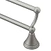 Moen DN8422MPW Inspirations 24-Inch Double Towel Bar, Matte Pewter