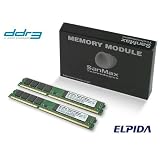 SanMax デスクトップ用メモリ ELPIDA DRAM搭載 DDR3-1333 (PC3-10600) CL9 8GB(4GB x 2枚)セット 1.5volt JEDEC準拠 SMD-8G68NVLP-13H-D 「ロープロファイルモジュールタイプ」