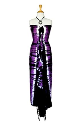 Ladies' Tie Dye Sarong by 1 World Sarongs - in your choice of color