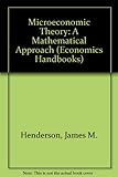 Microeconomic theory : a mathematical approach