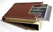 Natural Brown - Leather Fold-over Business Card Case Image