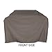KHOMO GEAR - Titan Series - Waterproof Heavy Duty BBQ Grill Cover - Grey Large 64 x 24 x 48 - Different Compatible with Weber (Genesis), Holland, Jenn Air, Brinkmann, Char Broil, Kenmore and More