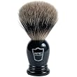 King Size 100% Pure Badger Bristle Shaving Brush with Marblized Handle and free Shave Brush Stand from Parker Safety Razor