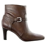 Lauren Ralph Lauren Women's Saida Boot, Dark Brown Burnished Calf, 8 B US