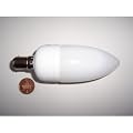 3 x Candle shape. 11w SBC (B15) Small bayonet cap fitting. Eveready low energy saving light bulbs.