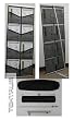 Tektrum Literature Rack Display Holder Stand For Trade Show (8 Pockets)
