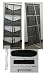Tektrum Literature Rack Display Holder Stand For Trade Show (8 Pockets)