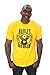 Harley-Davidson Mens Eat Asphalt V-Twin Chain Yellow Short Sleeve T-Shirt