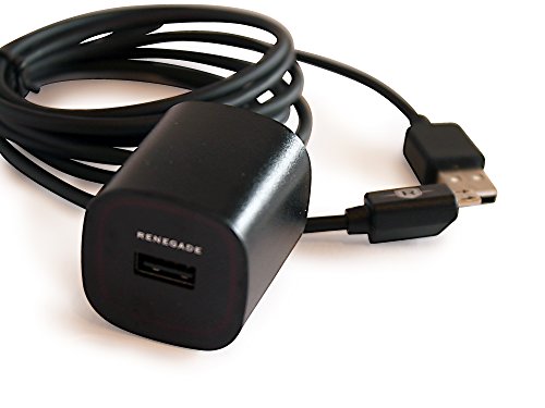 Renegade 5v / 2.4 Amp Universal Travel Wall Charger with 5-Feet Cord