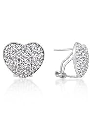 Large Cubic Zirconia Heart