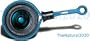Follow Focus - AZUL - DSLR Anillo de enfoque para objetivos de hasta 70 mm de di�metro - 20/20 Focus