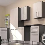 Garage Pro 7 Piece Set with Work Surface and Rolling Casters 6" Adjustable Feet: No