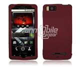 VMG Burgundy Maroon Red Premium Soft Silicone Rubber Skin Case for Motorola Droid X2 (Verizon Wireless) Cell Phone [In VANMOBILEGEAR Retail Packaging]