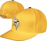 Minnesota Vikings Mitchell & Ness Throwback Basic Logo Fitted Hat