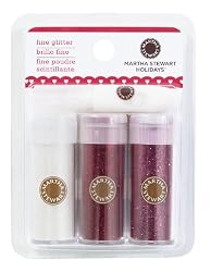 Martha Stewart Crafts Fine Glitter 3 Pack Valentines Day