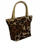 BEIGE TAN LEOPARD MINI HANDBAG MAKE-UP GIFT BAG