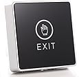 Generic Touch Pad 12V NC NO Door Exit Release Button Switch For Access Control With LED Square Type