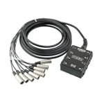 Hosa SH8X0 Little Bro 8 Channel XLR Sub Snake 50 Ft