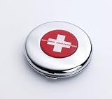 TROIKA　デザインポケットミラー SWISS CROSS　#COM02-A001