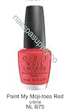 OPI Paint My Moji-toes Red B75 South Beach Collection