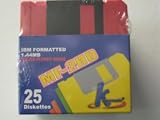 KHypermedia 3.5 - Inch 1.44 MB PC-Formatted Diskettes Rainbow, 25-Pack