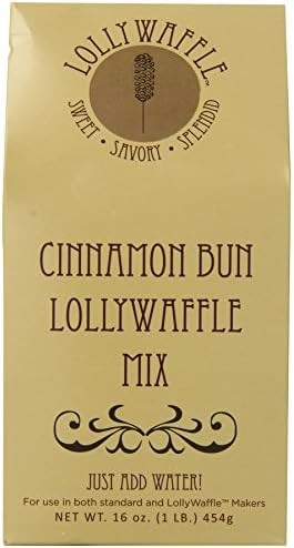 LollyWaffle Cinnamon Bun Waffle Mix,  1 Lb.