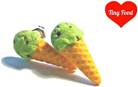 Mint Chip Ice Cream Earrings