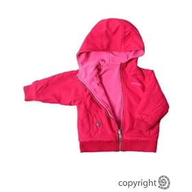 Bright Bots Baby Girl Reversible Jacket / Coat in Pink and Pink size approx. 6-12 months