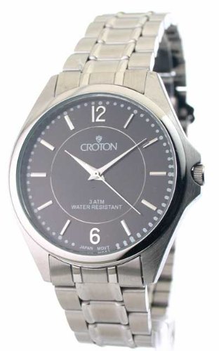 MENS CROTON STEEL WATCH CN307191SSBK