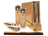 Nintendo Wii Skin - NEW - COPPER CHROME MIRROR system skins faceplate decal ....