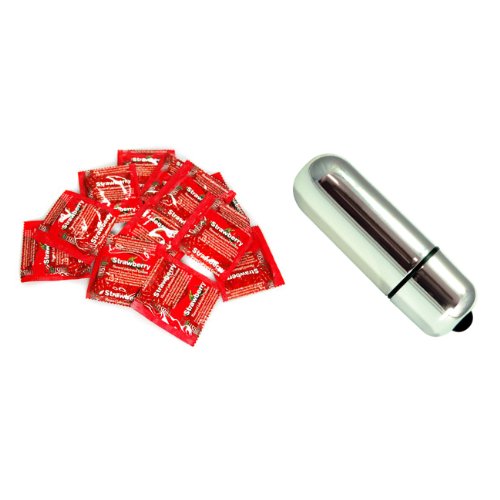 Trustex Strawberry Flavored Premium Latex Condoms Lubricated 48 Condoms Safe Sex Kit