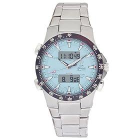 Men's Jules Jurgensen Dual Digital Analog Chronograph Watch