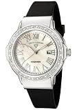 Swiss Legend Women's 20032D-02 South Beach Collection Diamond Accented Black Rubber Watch