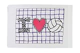 Standard Pillowcase - I Heart Volleyball (Purple)