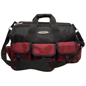 Click here to buy McGuire Nicholas 22426 18-Inch Width Double Side Tool Bag in Burgundy by McGuire Nicholas.
