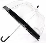 Childrens Clear dome umbrella Black