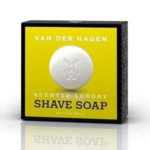 Van Der Hagen Men's Luxury Scented Soap, 3.5-Ounces (Pack of 3)