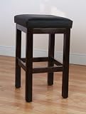 41tN9OVODaL. SL160  Backless Beech Wood Dining   Kitchen Bar Stool, Assembled   Walnut